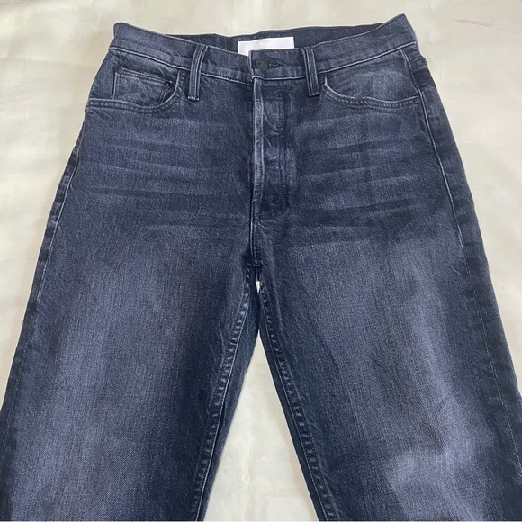 MOTHER- The Tomcat in Lies Lies Lies Size 27 Faded Black Crop Ankle Jeans - Picture 3 of 9